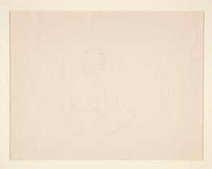 Žena sedící na pláži, pravděpodobně v provincii od Charles Demuth