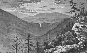 Sunset Rock, Catskill Mountains, 1883 od Charles E. H. Bonwill