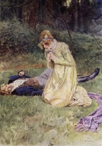 Ilustrace pro The Amateur Gentleman od Jefferyho Farnola (barevné lito)