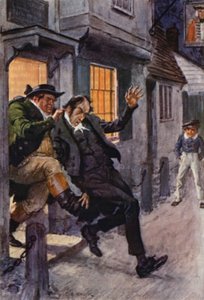 Ilustrace k Pickwickovým novinám od Charlese Dickense (barevná litografie) od Charles Edmund (after) Brock