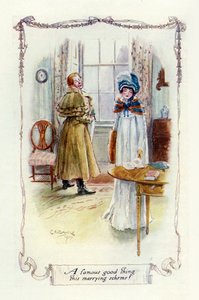 Slavná dobrá věc, tento sňatkový plán, 1907 (ilustrace)