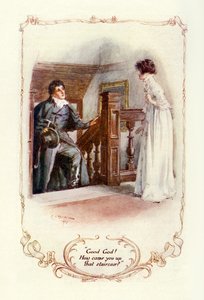 Dobrý Bůh! Jak jsi přišel na to schodiště? 1907 (ilustrace) od Charles Edmund Brock