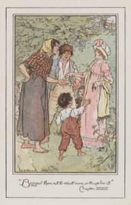 Ilustrace pro Emmu od Jane Austenové (barevné lito) od Charles Edmund Brock