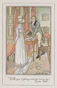 Ilustrace k filmu Persuasion (barevná litografie) od Charles Edmund Brock