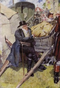Ilustrace pro The Broad Highway a Romance of Kent od Charles Edmund Brock