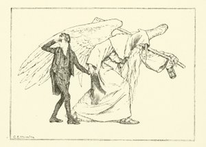 Ilustrace k The Essays of Elia od Charlese Lamba (rytina) od Charles Edmund Brock