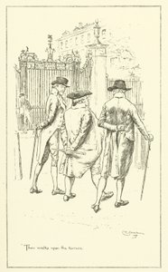 Ilustrace k The Essays of Elia od Charlese Lamba (rytina) od Charles Edmund Brock