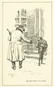 Ilustrace k The Essays of Elia od Charlese Lamba (rytina) od Charles Edmund Brock