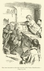 Ilustrace pro Westward Ho! Charles Kingsley (rytina)