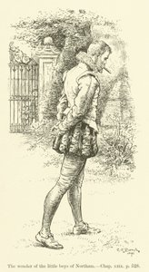 Ilustrace k filmu Westward Ho! od Charlese Kingsleyho (rytina) od Charles Edmund Brock