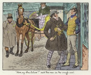 Ilustrace pro Pickwick Papers od Charles Edmund Brock