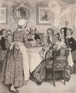 Dovolte mi myslet na pohodlné rodinné večeře., 1862, 1923. od Charles Edmund Brock