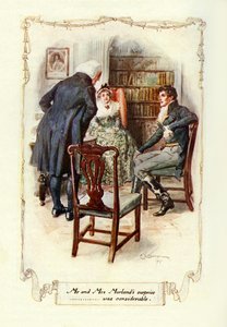 Překvapení pana a paní Morlandsovi ......bylo značné, 1907 (ilustrace) od Charles Edmund Brock