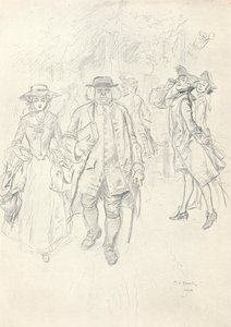 Running The Gauntlet - Stage II, c1920 od Charles Edmund Brock