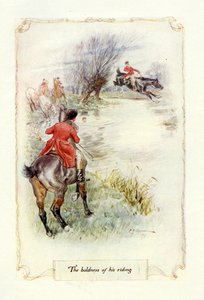 Odvaha jeho jízdy, 1907 (ilustrace) od Charles Edmund Brock