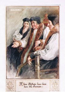 Dnes dopoledne tu byli tři biskupové od Charles Edmund Brock