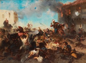 The Skirmish at Bender Kalabaliken i Bender, 1877