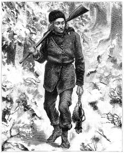 Kanadský traper, 19. století.