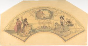 Fan Mount: The Spanish Piazza, 1896.
