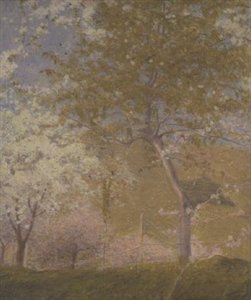 Sady na Seině poblíž Vetheuil od Charles Edward Conder