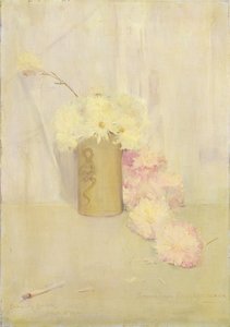 Květiny kouře a chryzantémy od Charles Edward Conder