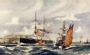 HMS Impozantní v Plymouth Sound