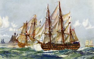 Dobytí Duguay Trouin (Implacable) po Trafalgaru, 1805
