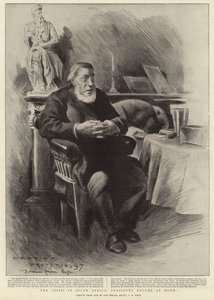 Krize v Jižní Africe, prezident Kruger doma od Charles Edwin Fripp