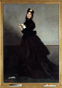 Obraz Dáma v rukavici od Emile Auguste Carolus Duran (1837-1917) 1869 Sun. 2,28 x 1,64 m Paříž, Musee d