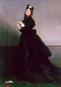 Žena s rukavicí, 1869