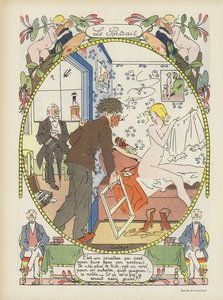 Portrét. Ilustrace pro Le Rire