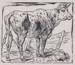 Kráva, ca. 1853. od Charles Emile Jacque