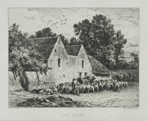 Statek. od Charles Emile Jacque