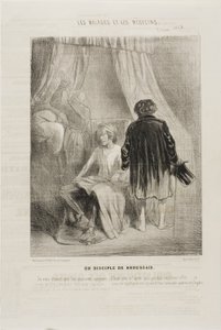 Následovník Broussais (deska 7) od Charles Emile Jacque