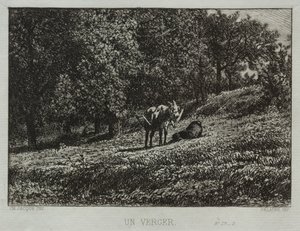 Orchard. od Charles Emile Jacque