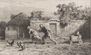 Posádka, 1865. od Charles Emile Jacque