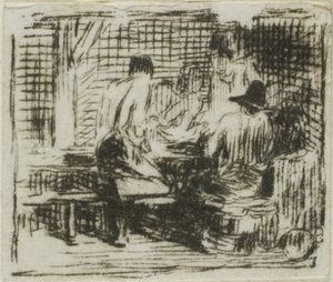 Pijáci od Charles Emile Jacque
