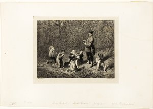 Těžké! Těžké! Velmi vážné! od Charles Emile Jacque