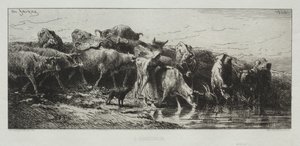 Napajedlo od Charles Emile Jacque
