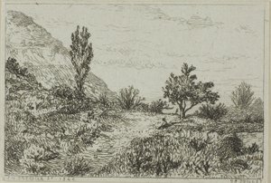 Krajina od Charles Emile Jacque