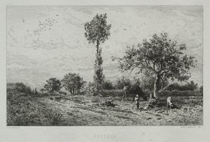 Krajina. od Charles Emile Jacque