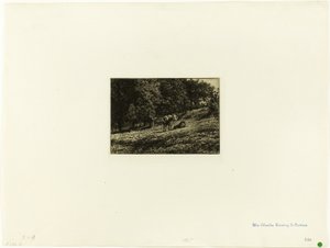 Ovocný sad od Charles Emile Jacque