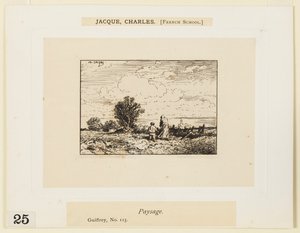Venkov od Charles Emile Jacque