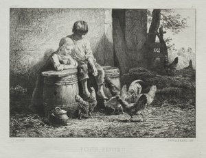 Malý, Malý od Charles Emile Jacque