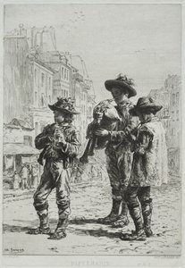 Pifferaris od Charles Emile Jacque