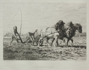 Orba od Charles Emile Jacque