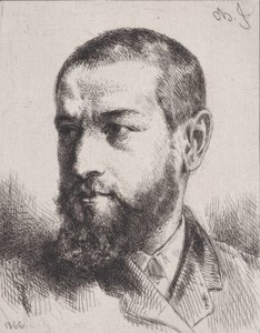 Portrét J. J. Guiffreyho, 1866. od Charles Emile Jacque