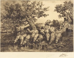  od Charles Emile Jacque