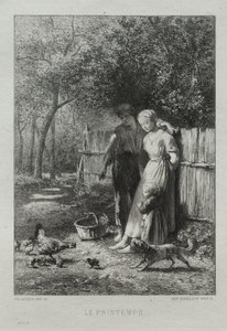 Jaro od Charles Emile Jacque