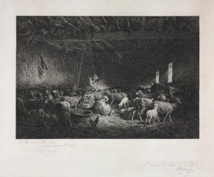 Stabilní od Charles Emile Jacque